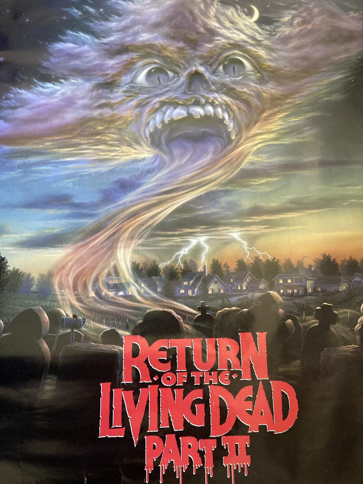 RETURN OF THE LIVING DEAD PART II ORIGINAL ONE-SHEET POSTER P98 B1A