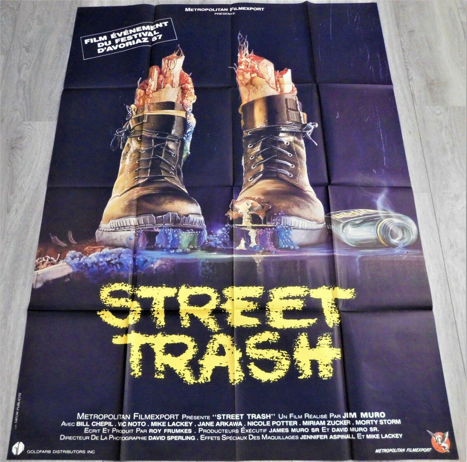 Street Trash French Movie Poster Original 47"63" 1987