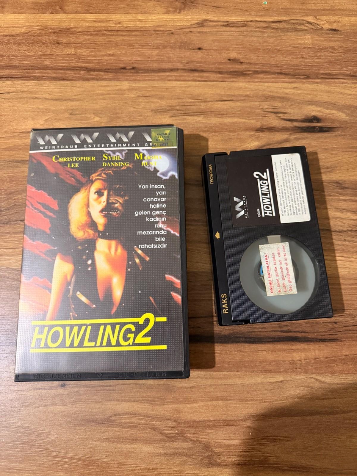 Howling II Betamax Turkish Release Rare Werewolf Horror Christopher Lee TAPE