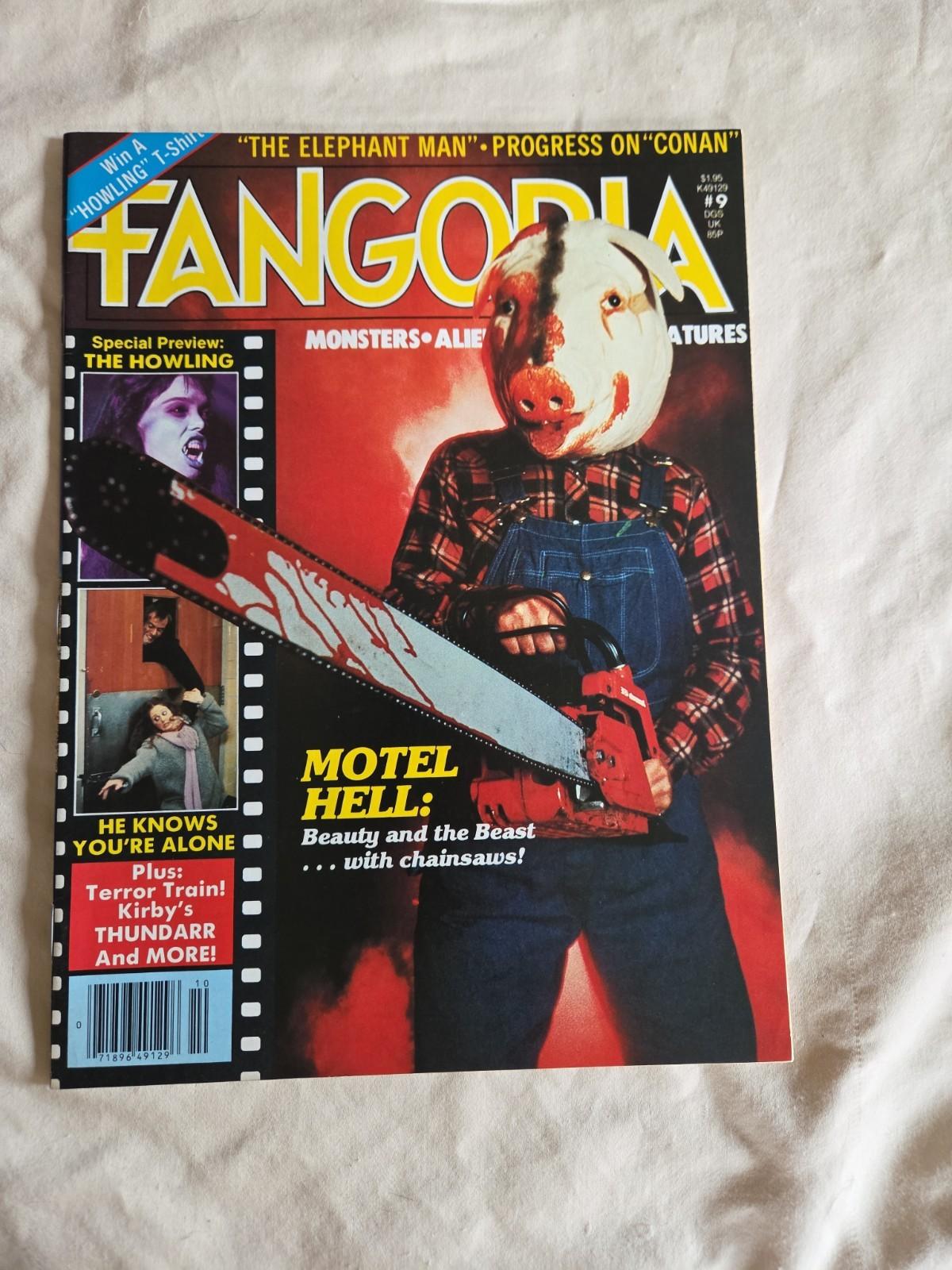 Fangoria Issue 9 (November 1980) Motel Hell, The Howling