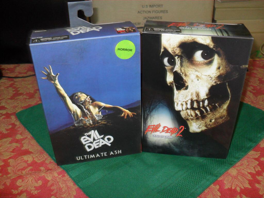 NECA Ultimate Evil Dead & Evil Dead 2 Both Figures New/Sealed!