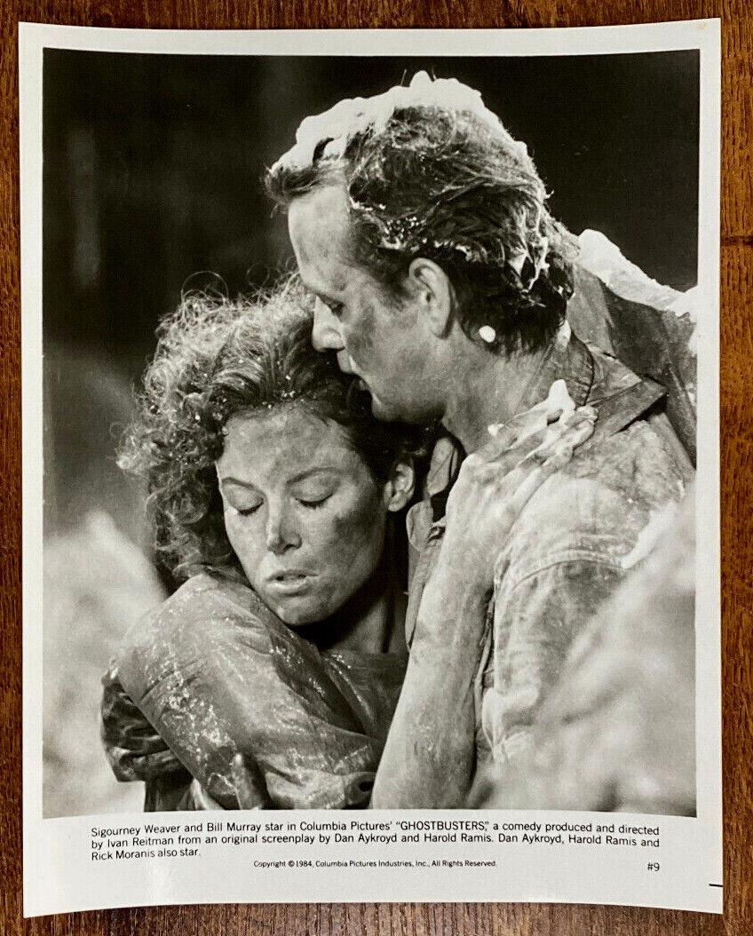 GHOSTBUSTERS Original Movie Press Photo 1984 Bill Murray Sigourney Weaver Sci-Fi