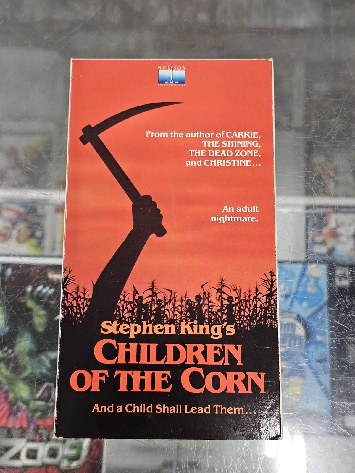 Children Of The Corn (Horror 1984) Rare Nelson Ent. Print VHS Tape