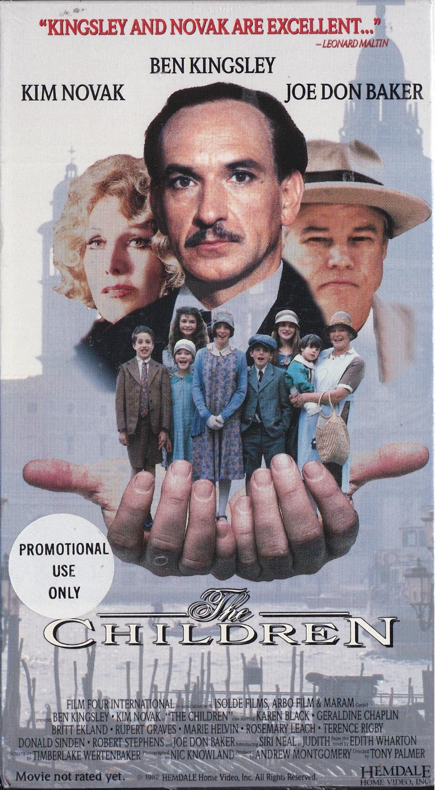 The Children VHS Screener New Watermarks Ben Kingsley  Kim Novak Joe Don Baker