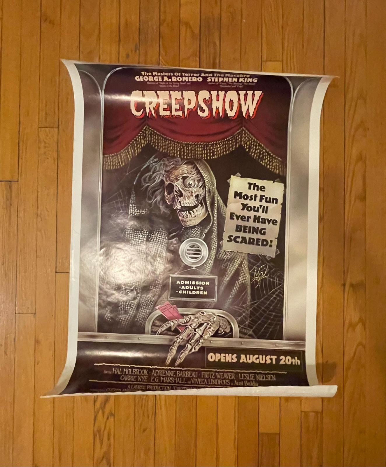 Creepshow 1982 Original 27X41 movie poster - RARE flat one-sheet, Stephen King