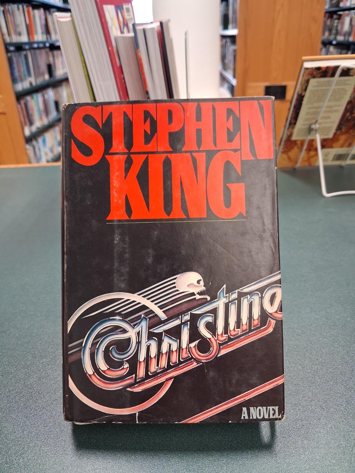 CHRISTINE Stephen King 1983 Viking Press Book Club Edition Dust Jacket
