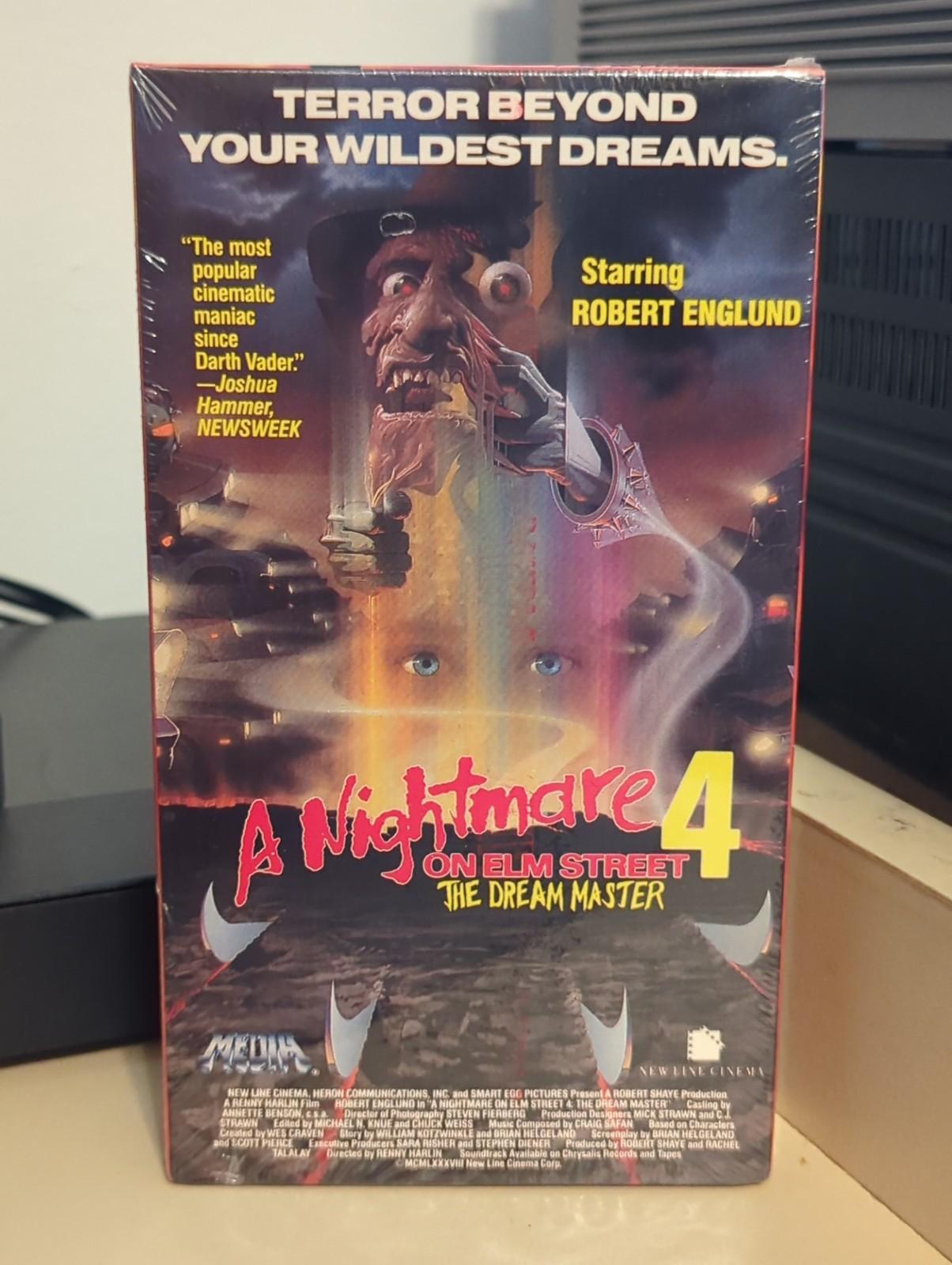 A Nightmare on Elm Street 4: Dream Master (VHS, 1988) First Release NEW Sealed