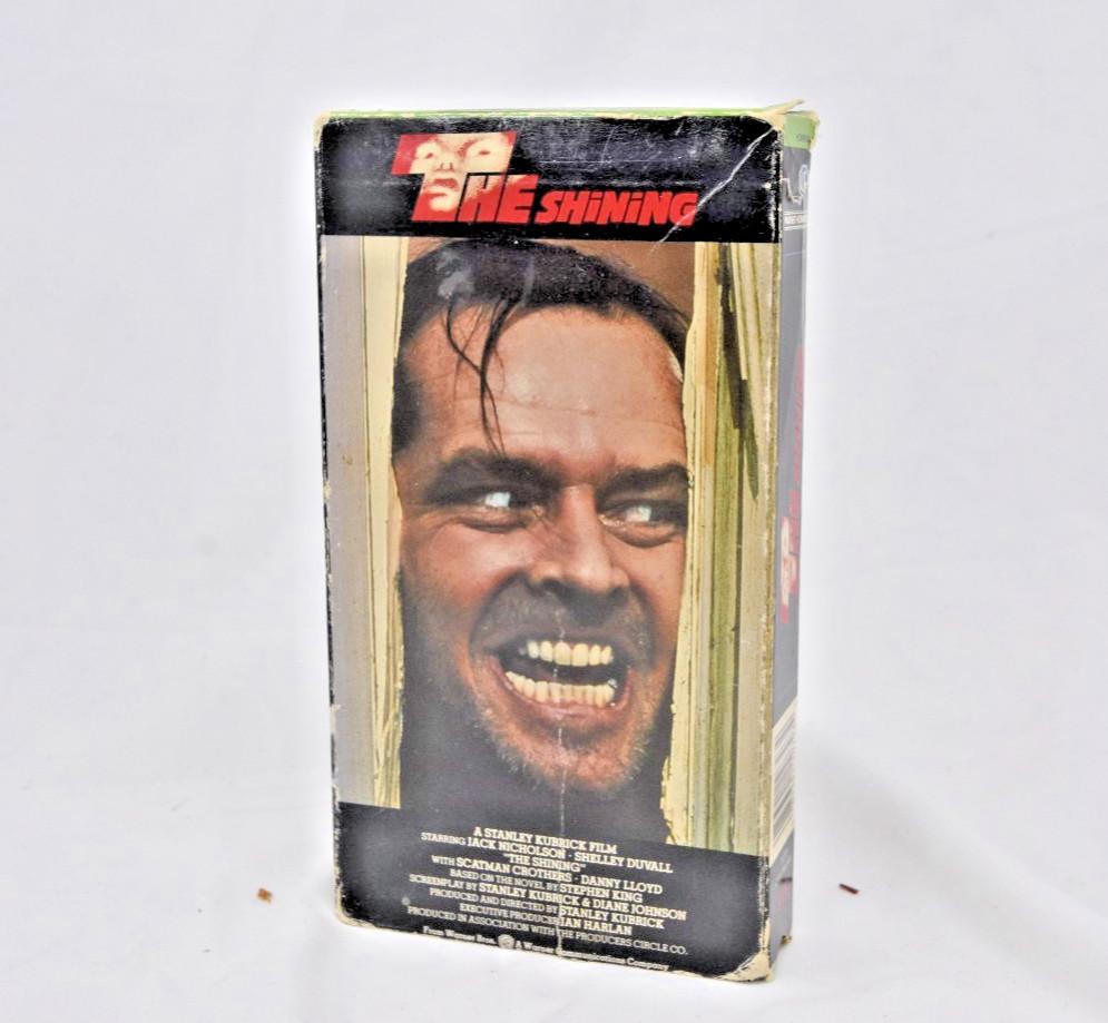 The Shining VHS 1981 Original First Release Rare Yellow Cover Warner Home Video