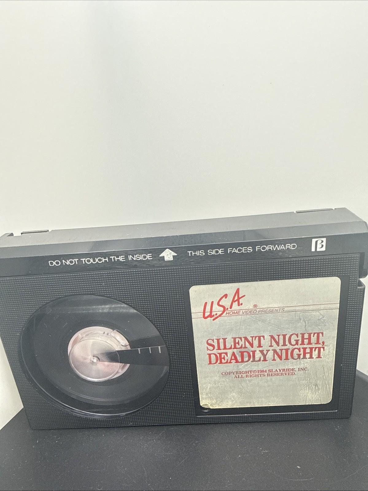 Silent Night Deadly Night 1984 Slasher Betamax Not VHS Rare