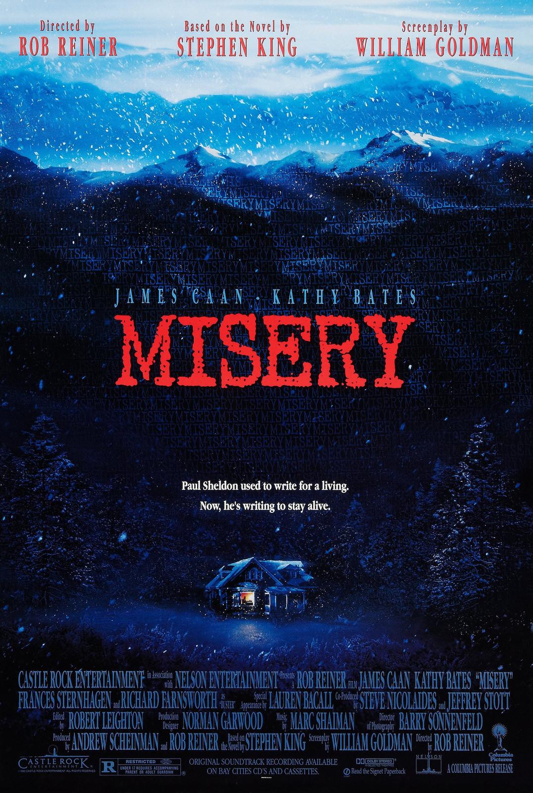 MISERY (1990) ORIGINAL MOVIE POSTER  -  ROLLED