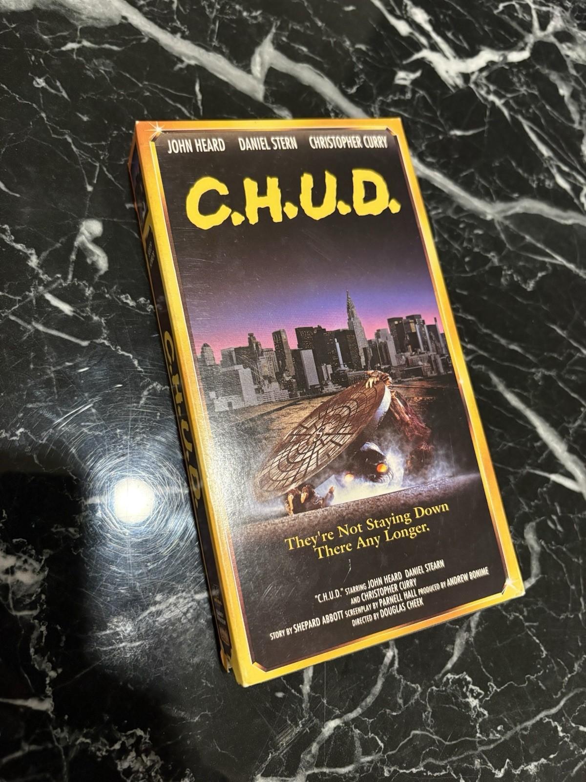 C.H.U.D HORROR VHS VINTAGE RARE FLAWLESS