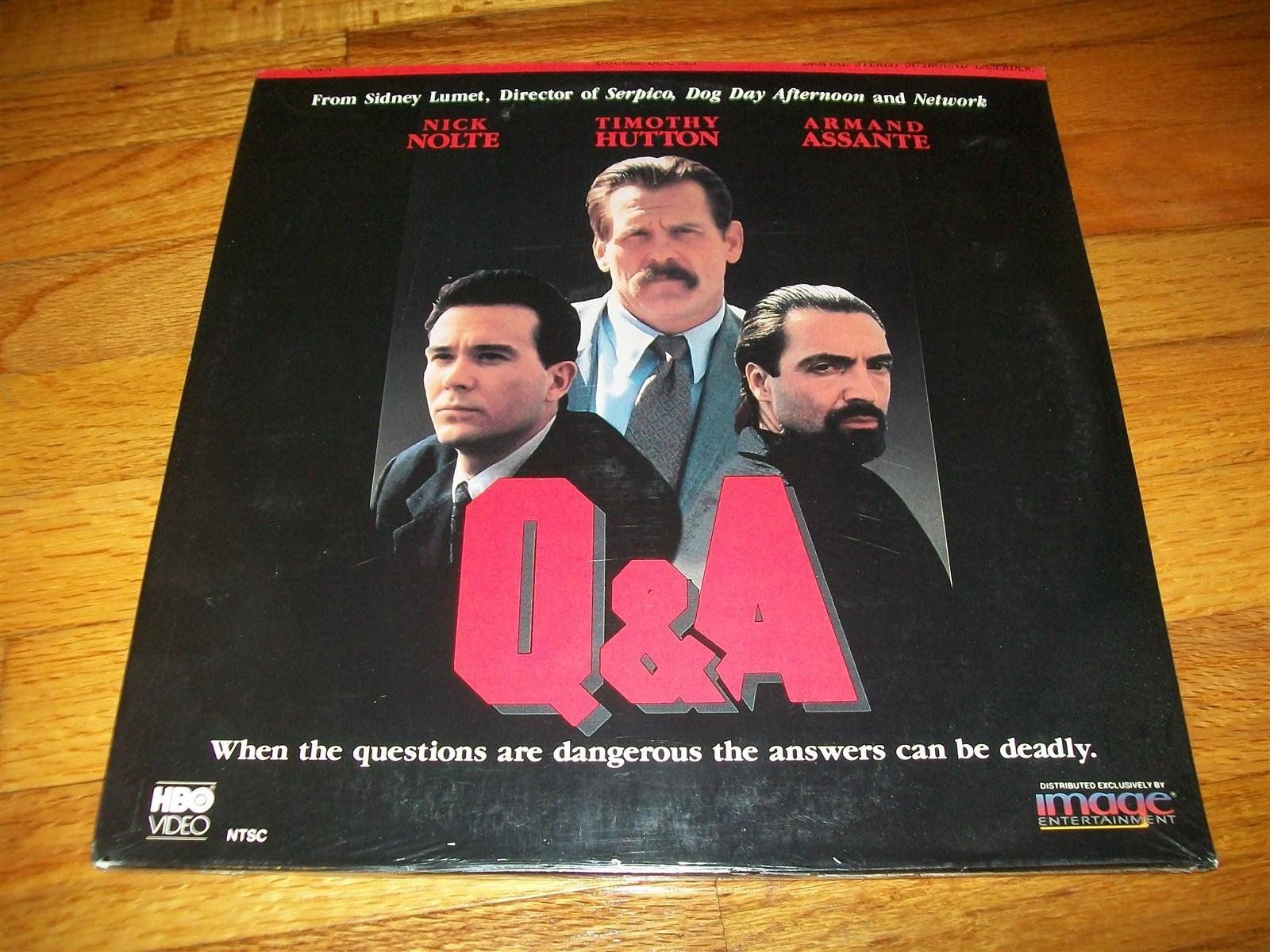 Q&A 2-Laserdisc LD SET BRAND NEW SEALED VERY RARE GREAT FILM Q & A SIDNEY LUMET