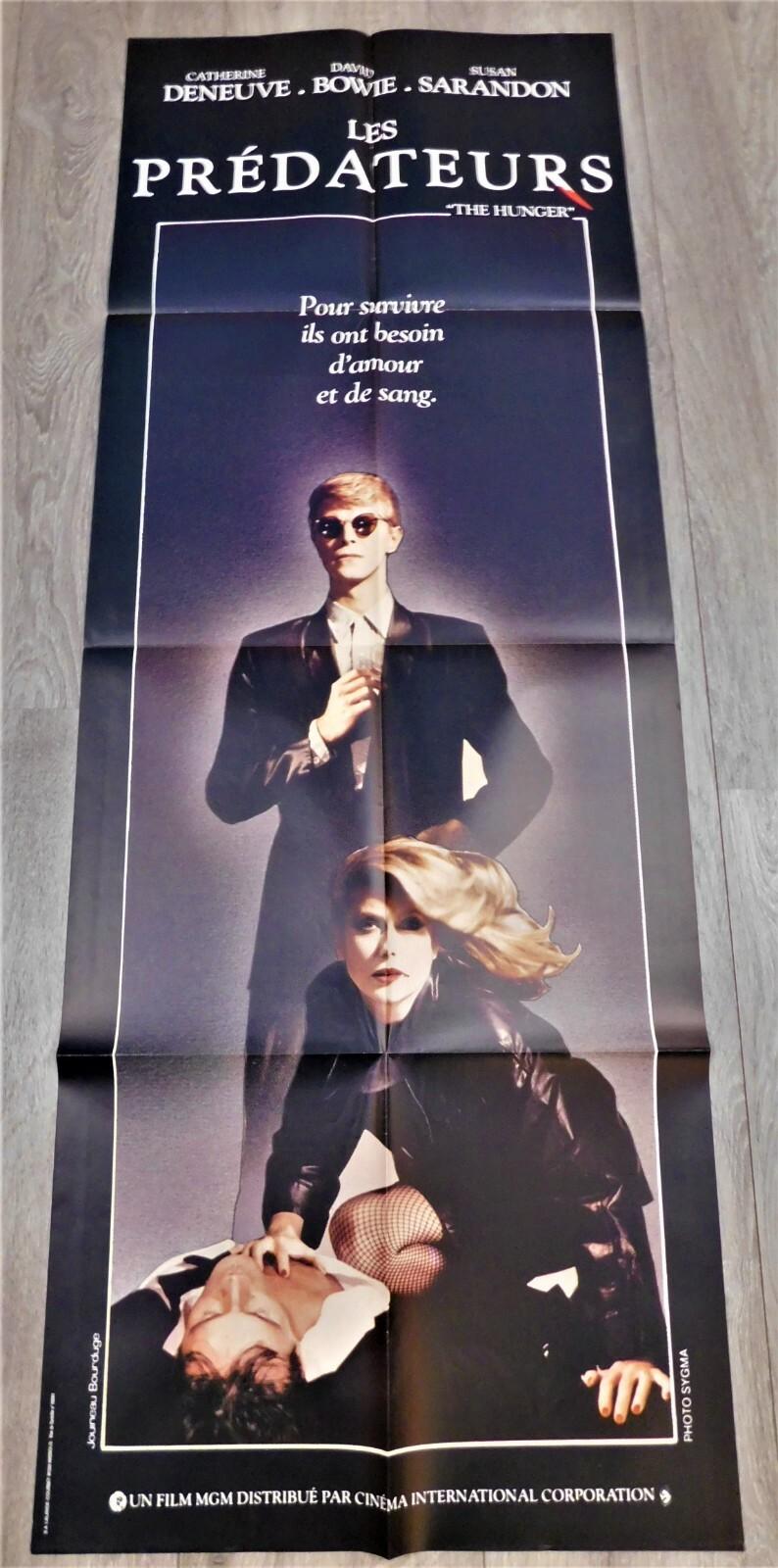 the Hunger French Movie Poster Original 23"63" 1983 Bowie Deneuve Sarandon