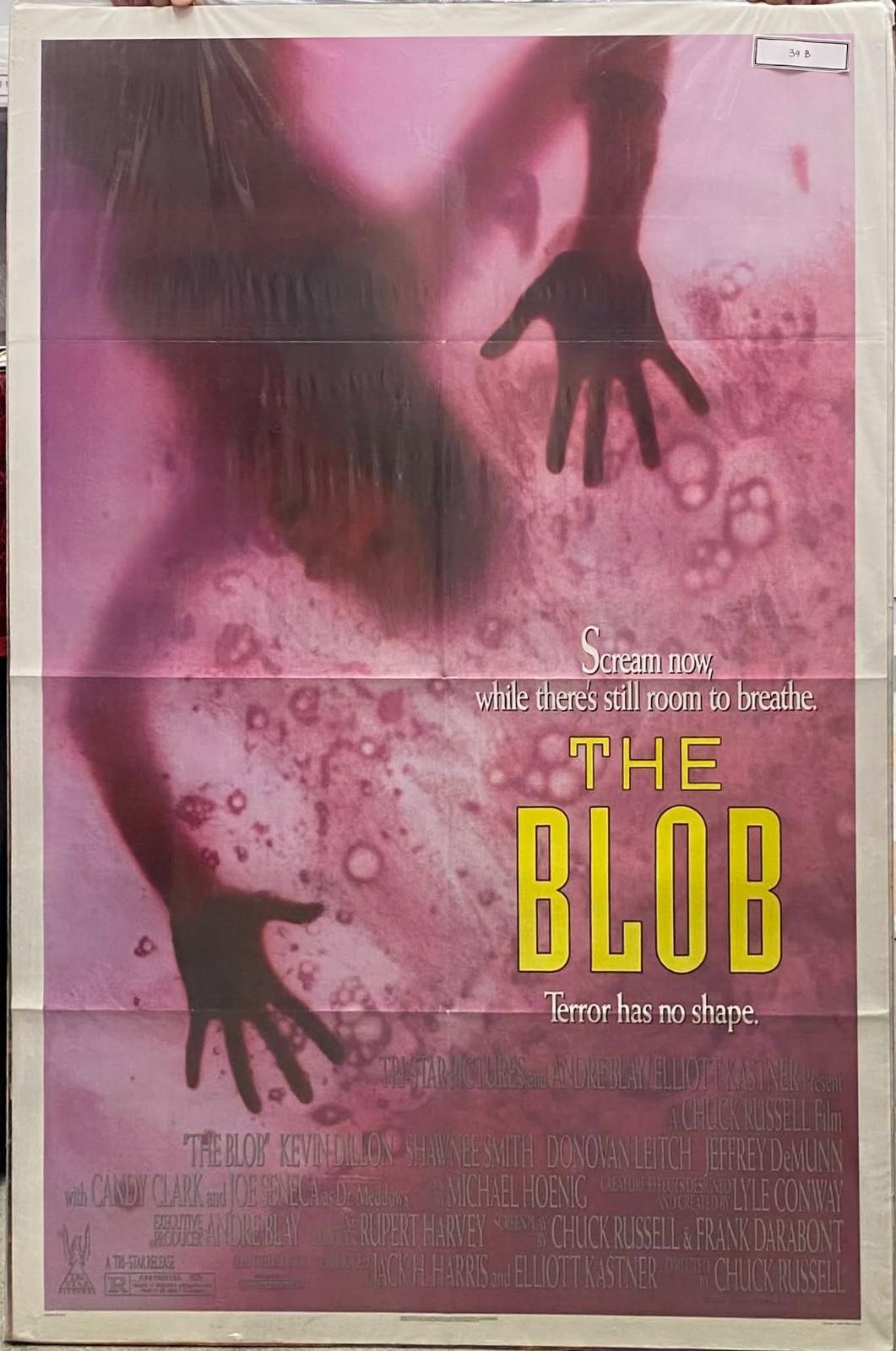 The Blob - Very Good Condition Original 1 Sheet - 27x41in - 1988 - Horror