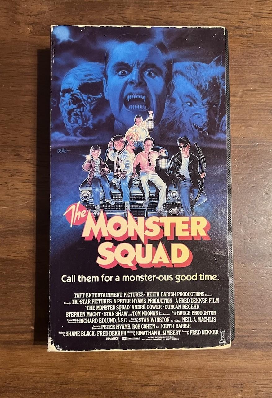 Monster Squad VHS- Rare Screener/Screening Cassette- Cutbox, Tested, Works Great