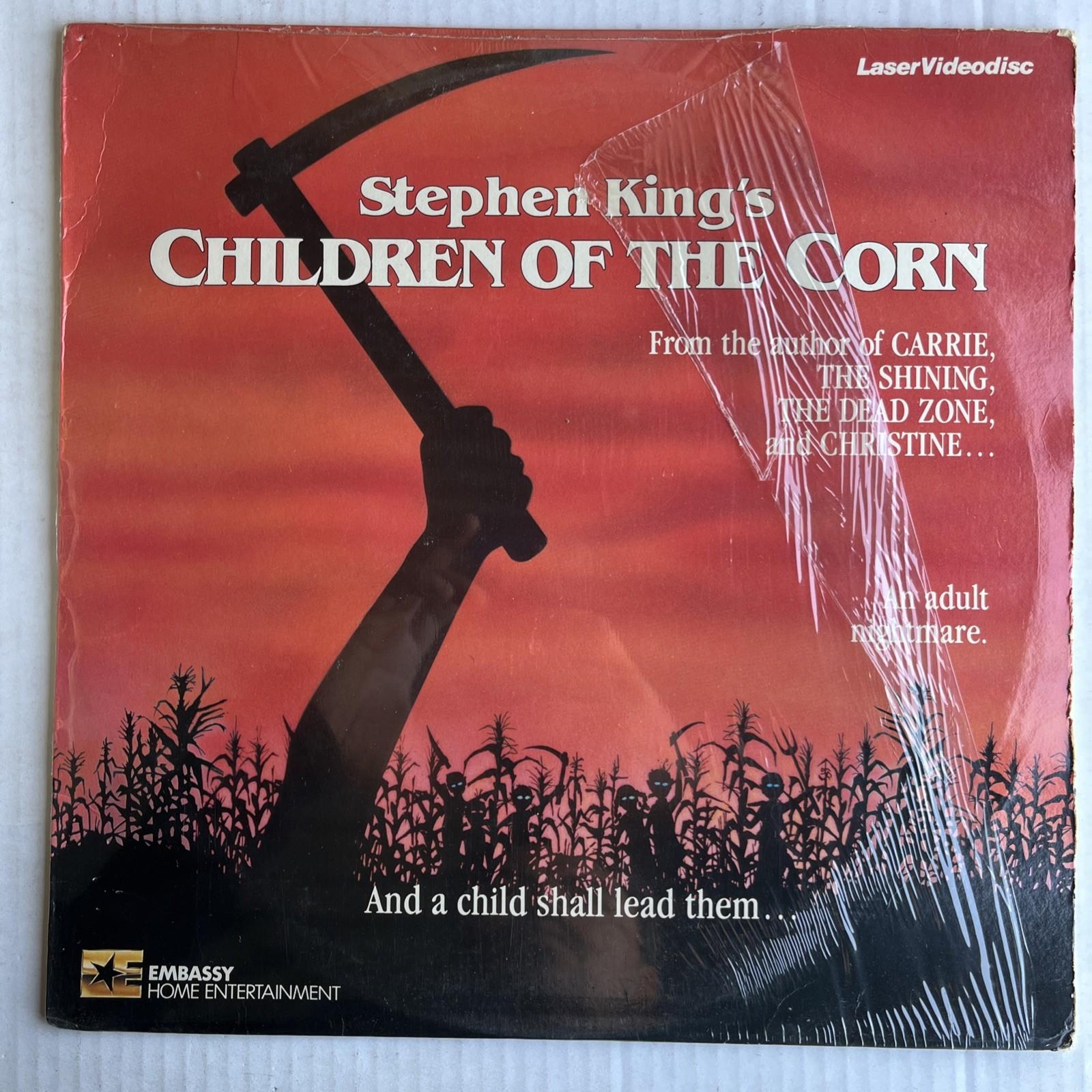 Children Of The Corn 1984 LASERDISC Peter Horton Ultra Rare VHTF
