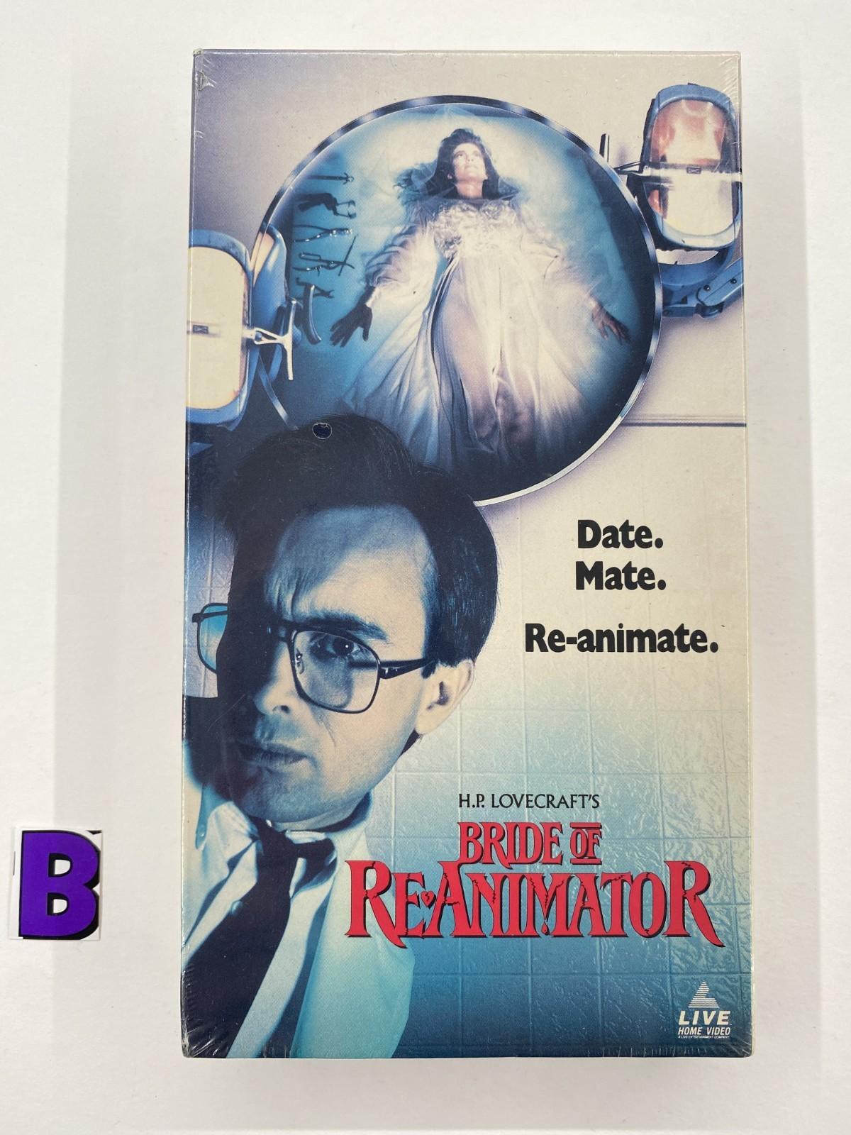 BRIDE OF RE-ANIMATOR FACTORY SEALED NEW VHS W/ WATERMARK CGC RDY NIB OOP RARE