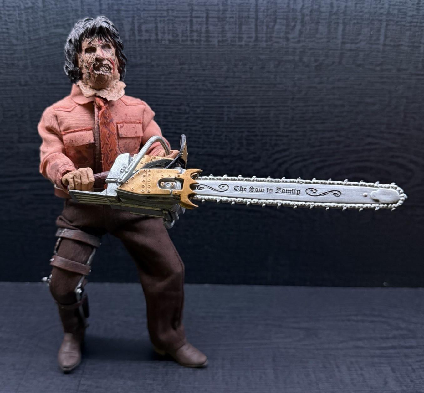 NECA Leatherface Action Texas Chainsaw Massacre III Clothed Figure w/ Chainsaw
