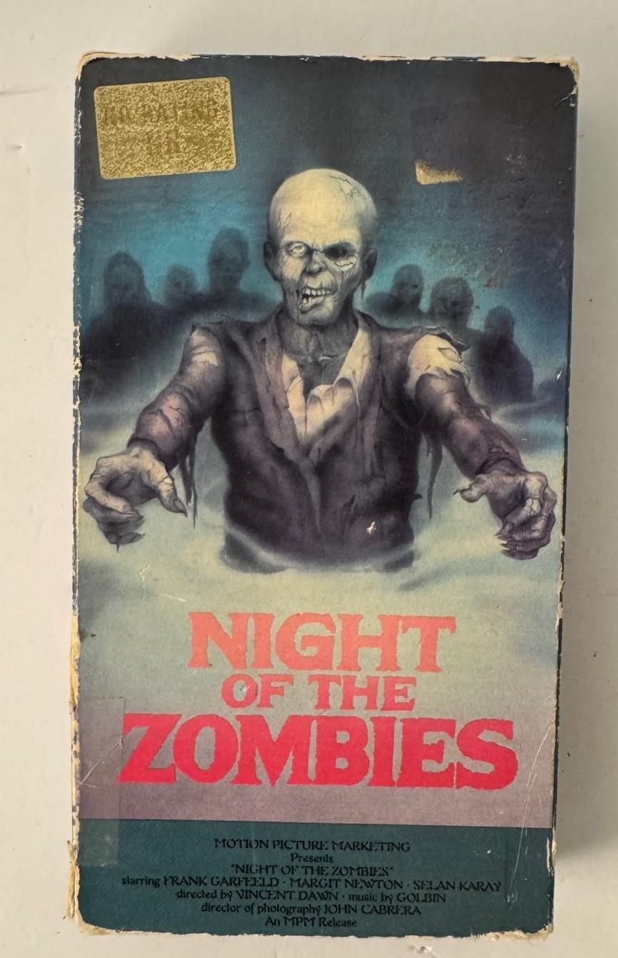 Night of the Zombies (VHS, 1983) Rare Horror Vestron Video
