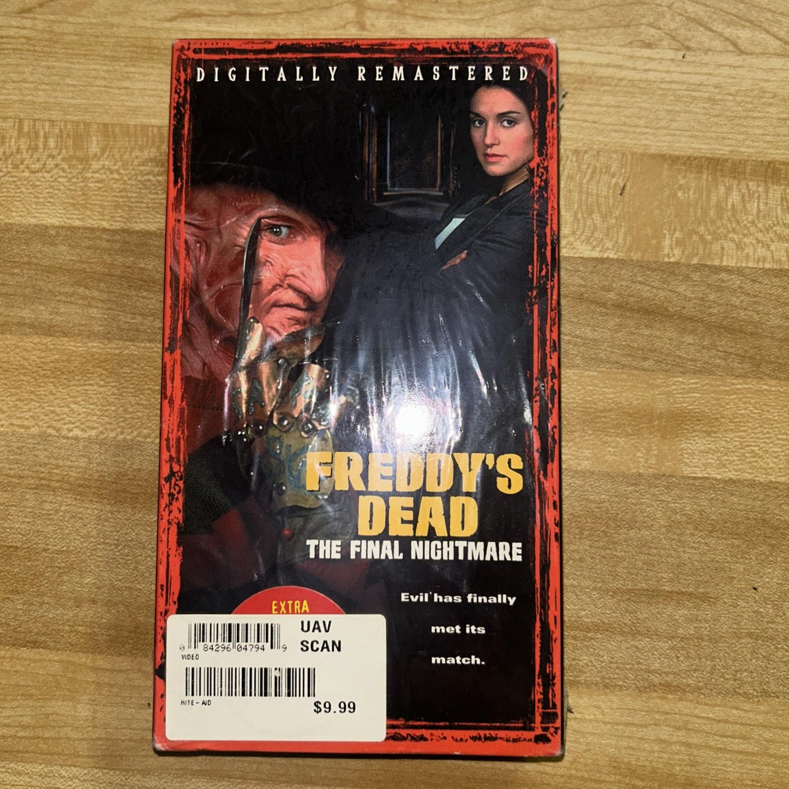 1991 Freddys Dead: The Final Nightmare New & Sealed VHS Extra Features
