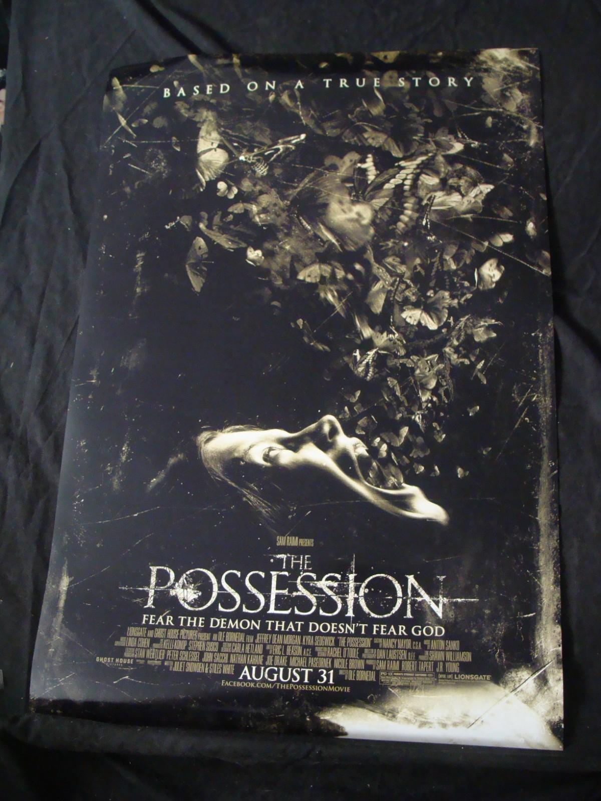 THE POSSESSION movie poster SAM RAIMI JEFFREY DEAN MORGAN Original DS 27x40 One