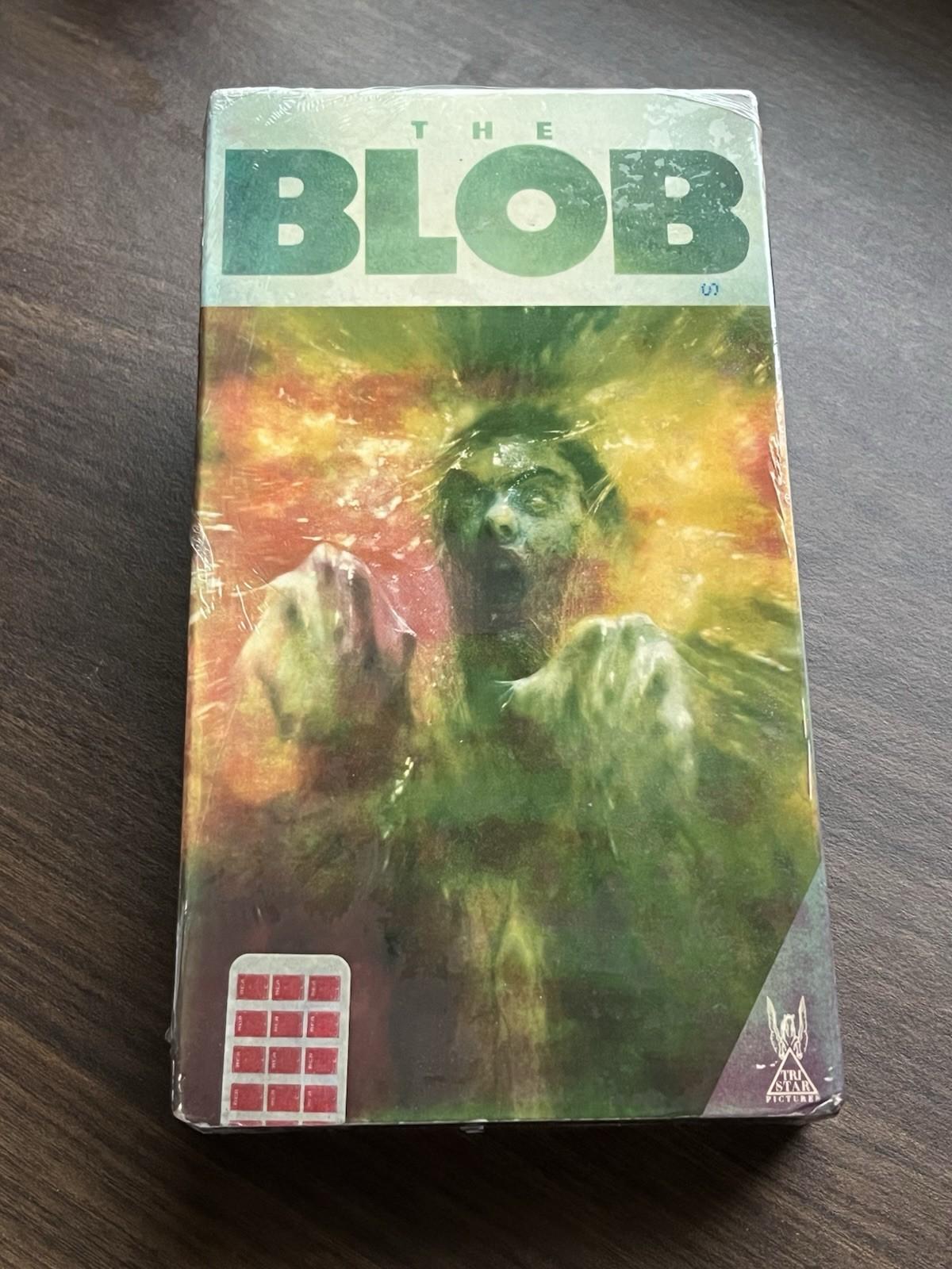 THE BLOB (VHS, 1988) VTG Horror Cult Classic - Tri Star Pictures - RARE