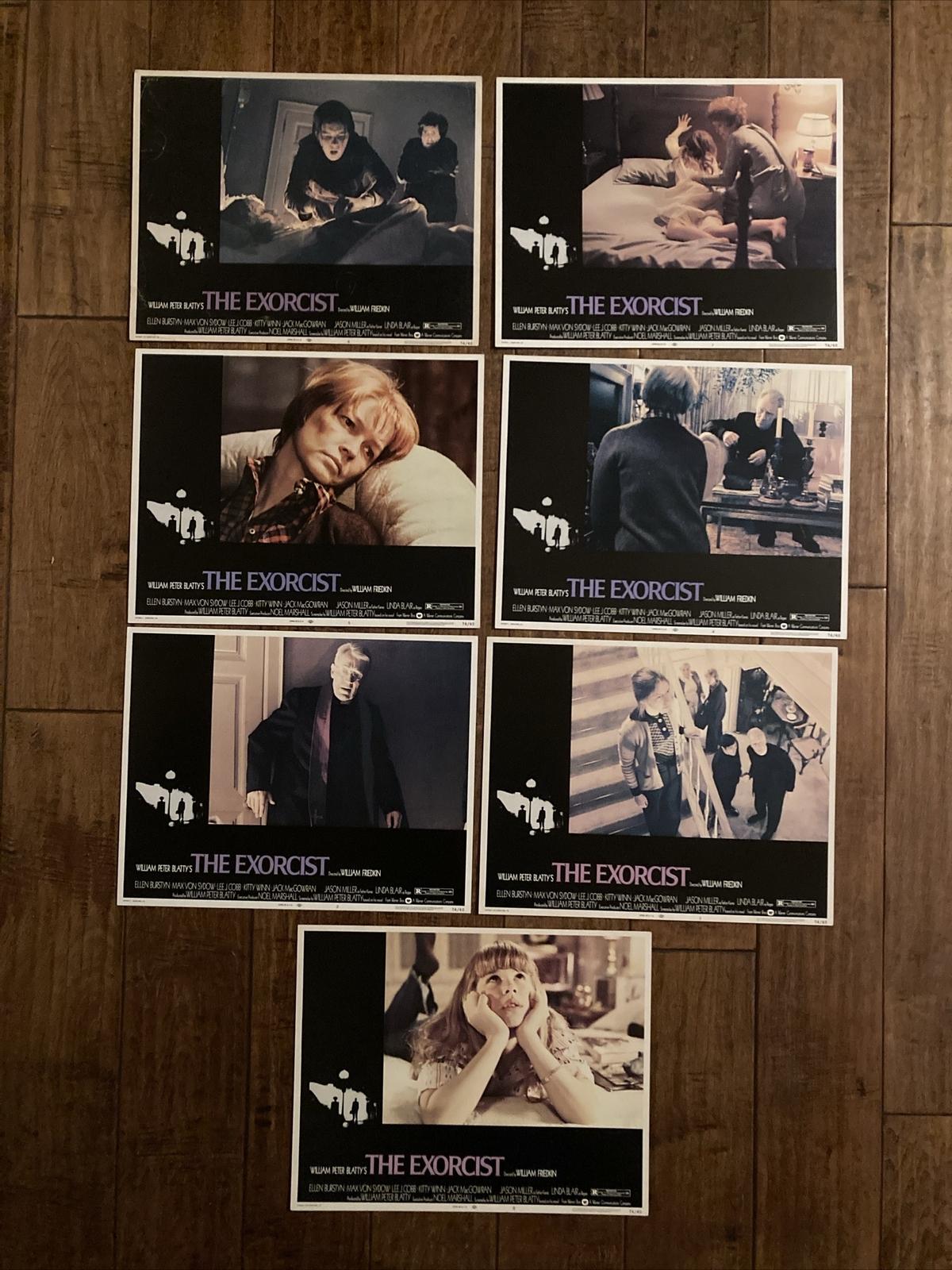 The Exorcist - Original  Lobby Cards  - Friedkin - Burstyn - Linda Blair