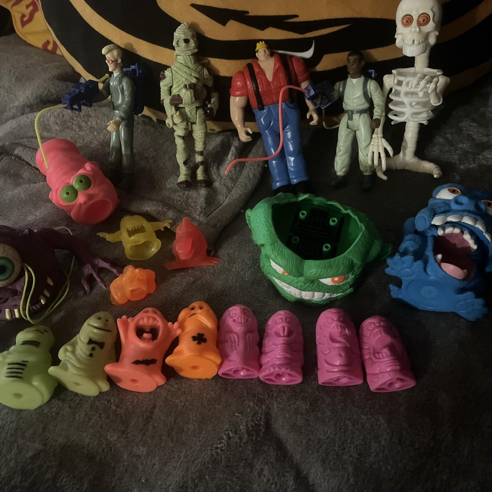 Ghostbusters Lot Action Figures 1984 Authentic Vintage Egon Ghosts Rare