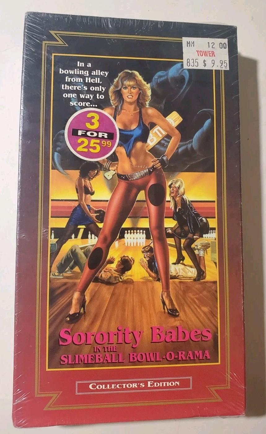 SEALED NEW Sorority Babes in the Slimeball Bowl-O-Rama VHS 1987 Cult Video