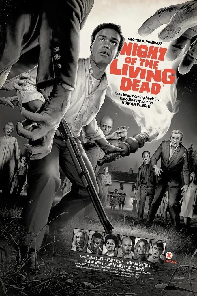 Night of the Living Dead (1968) Vintage Horror Poster