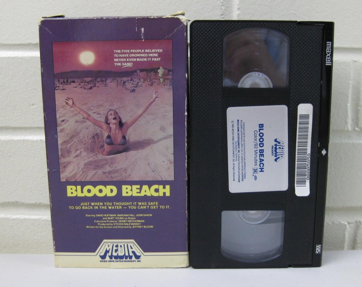 Blood Beach (VHS, 1981) Vintage 80s Cult Horror Science Fiction
