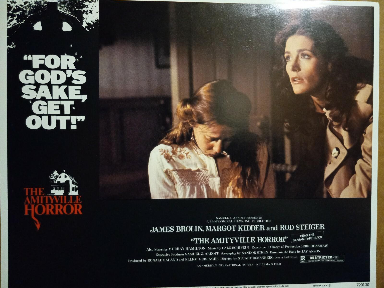 Lobby Card 1979 THE AMITYVILLE HORROR Margot Kidder house haunted daughter