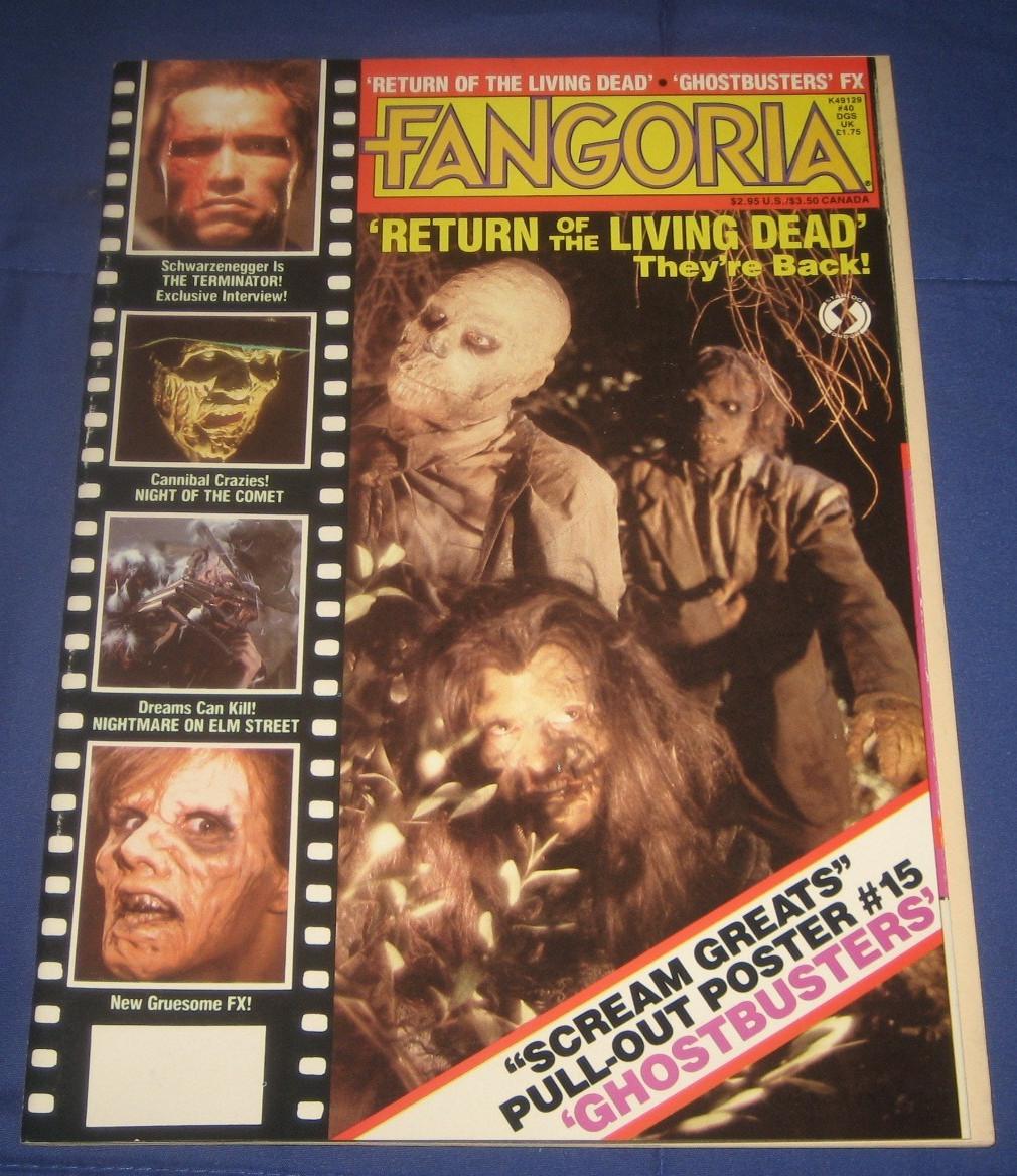 FANGORIA # 40 - RETURN OF THE LIVING DEAD      VERY FINE