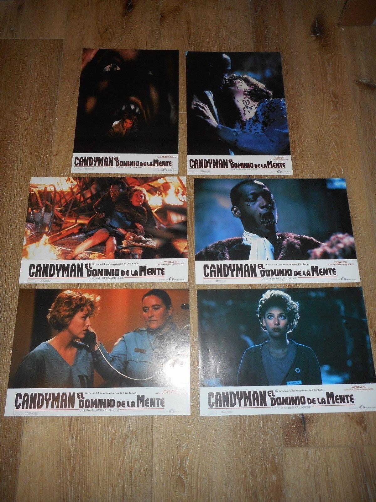 CANDYMAN - ORIGINAL SET OF 12 SPANISH LOBBY CARDS - 1993 - CLIVE BARKER