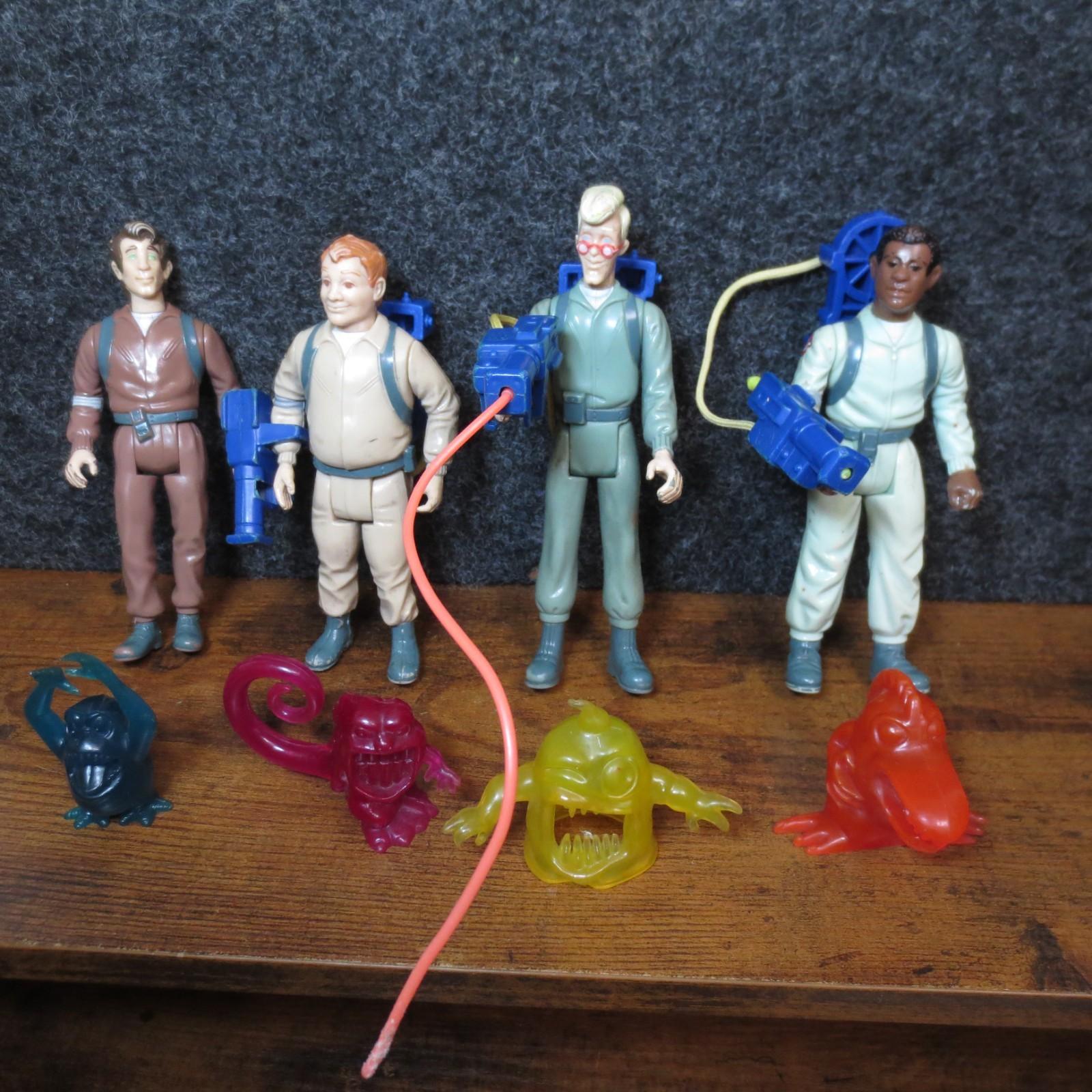 Real Ghostbusters 1984 Kenner Vintage Action Figure Lot Egon Ray Winston Peter