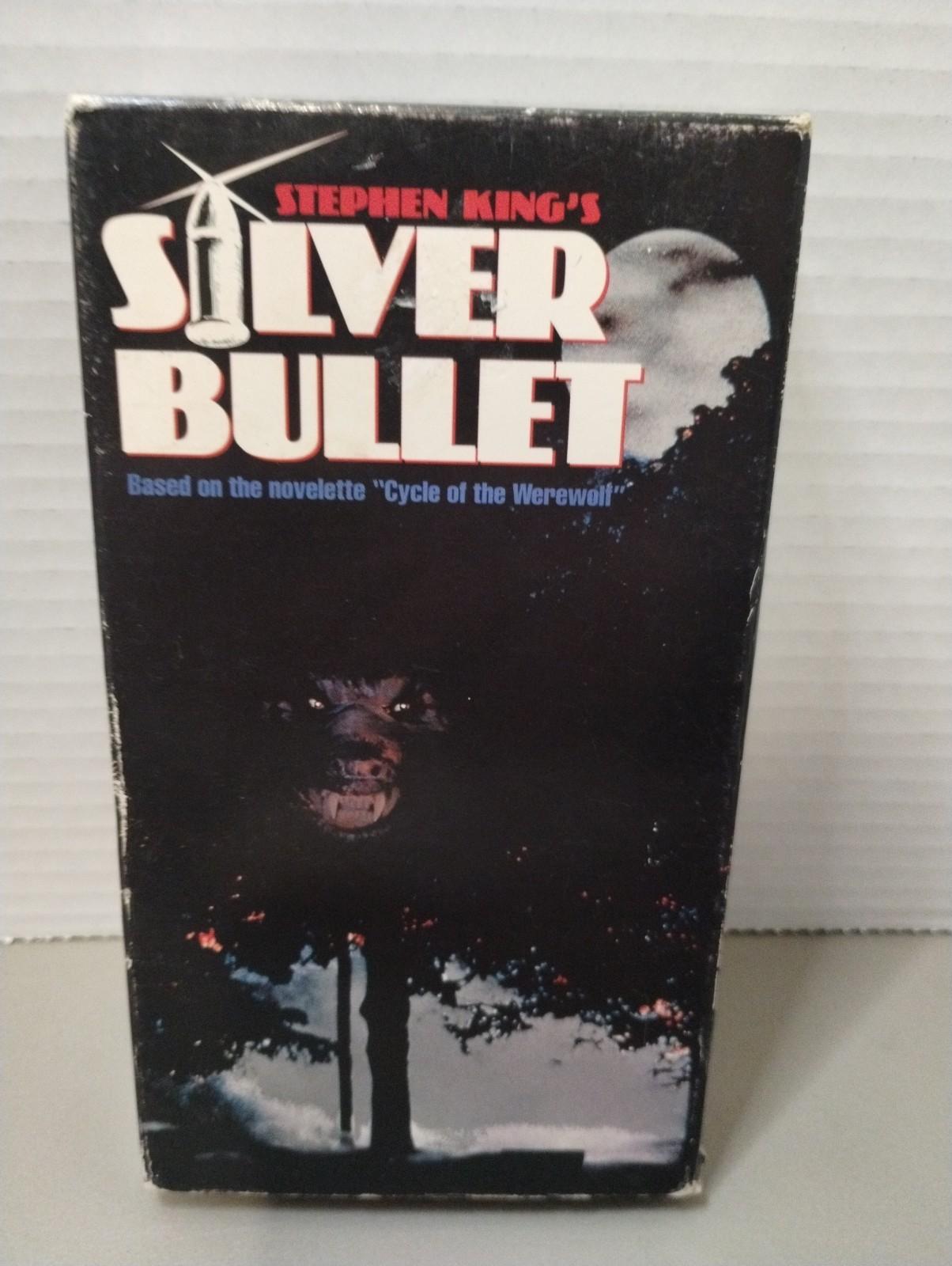 Vintage 1986 Silver Bullet 1985 Paramount Home Video VHS Tape Horror Cult