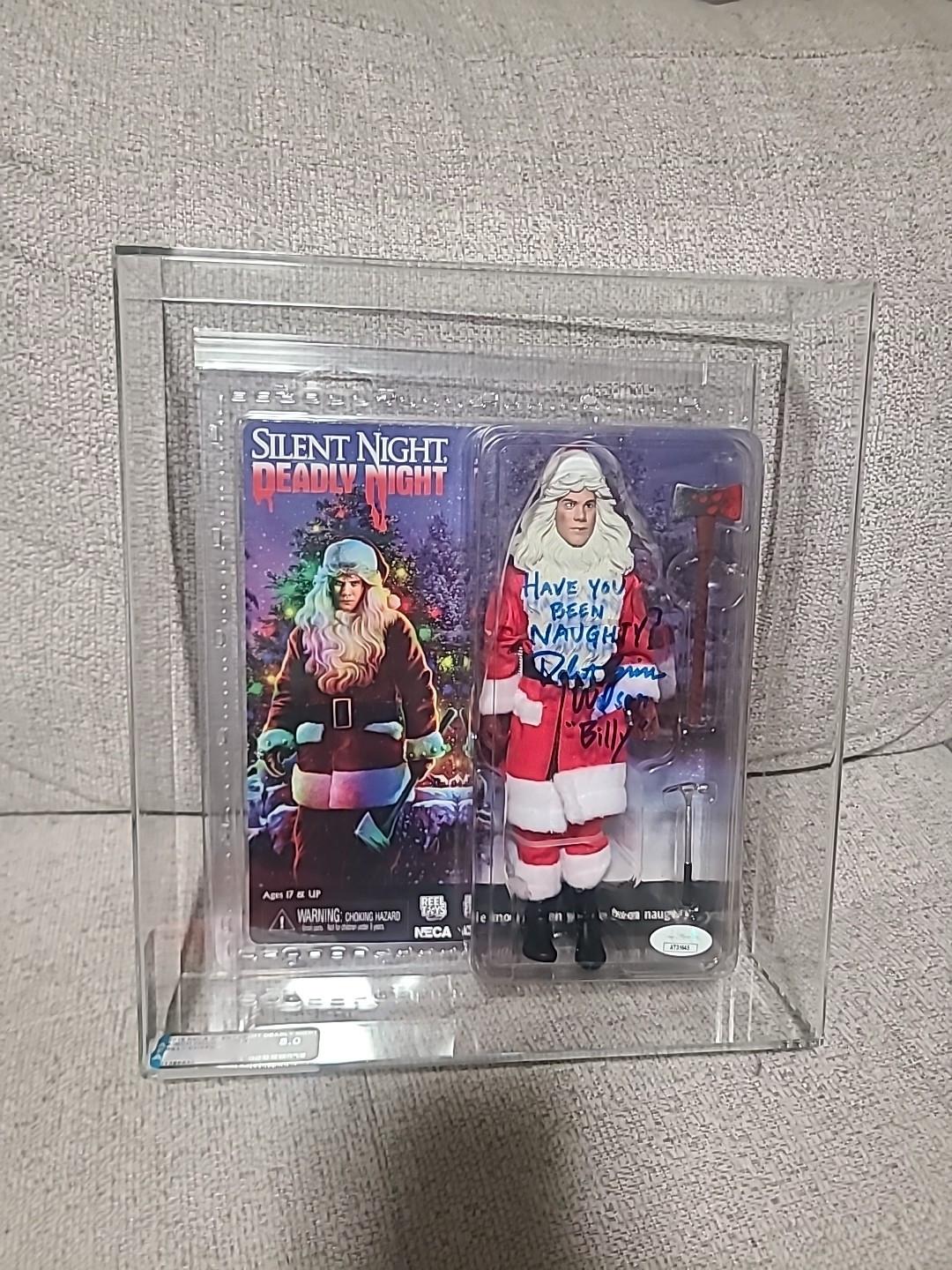 Silent Night Deadly Night NECA Toy Figure Signed Robert Brian Wilson JSA & AFA