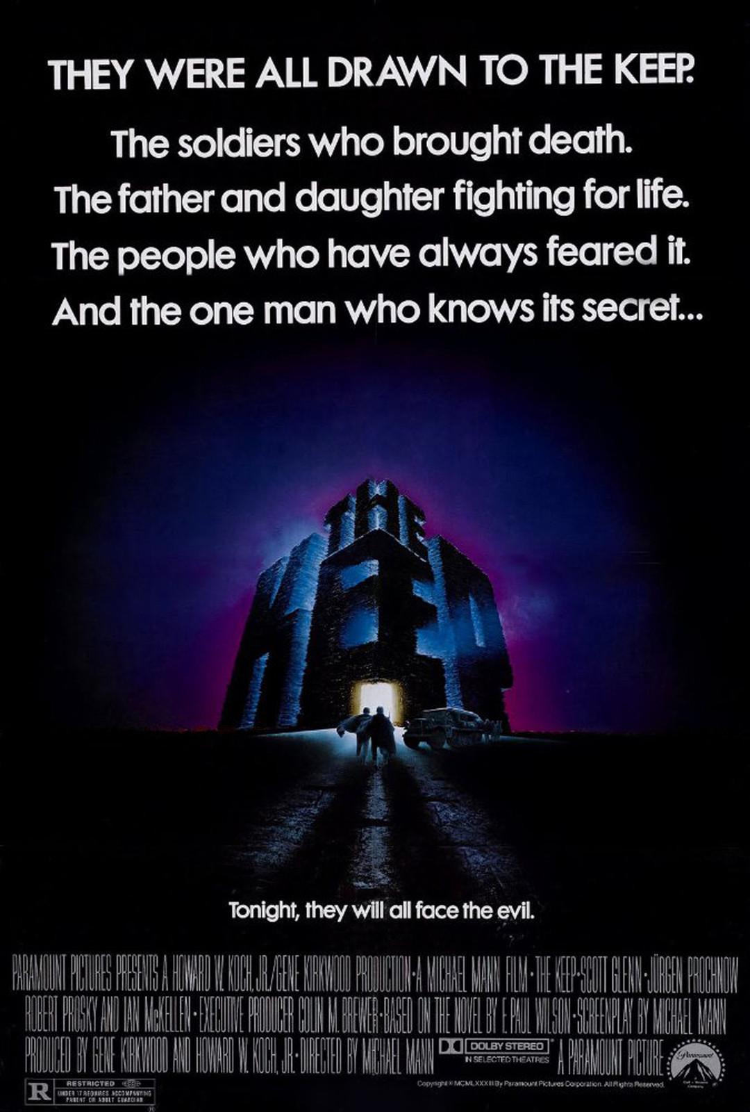 THE KEEP (1983) ORIGINAL MOVIE POSTER  -  ROLLED