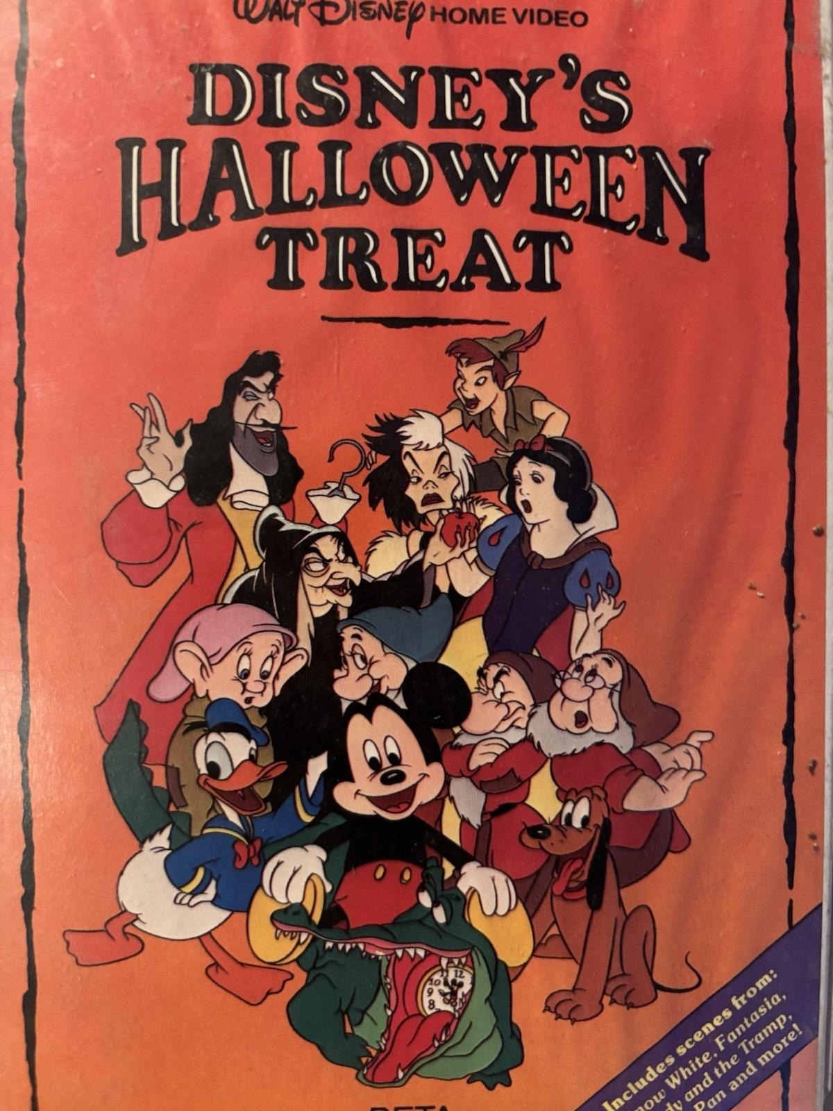 RARE BETAMAX, VINTAGE! DISNEY’S HALLOWEEN TREAT ORIGINAL ON BETAMAX !