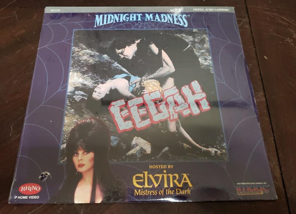 Rare Brand New Sealed! EEGAH: MIDNIGHT MADNESS LASERDISC Hosted BY ELVIRA W9