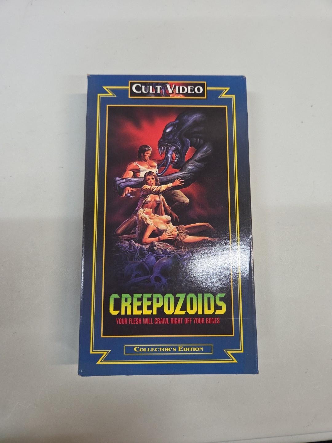 Creepozoids (1987) Cult Video VHS Pre-owned/Tested