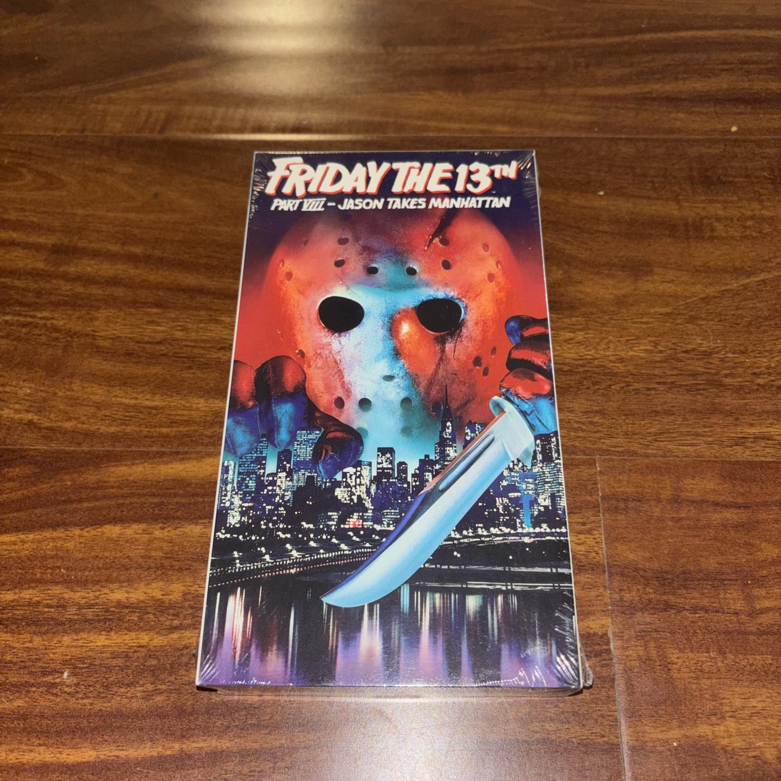 Friday The 13th: Part VIII 8 Jason Takes Manhattan VHS Sealed Horror NEW See Pic