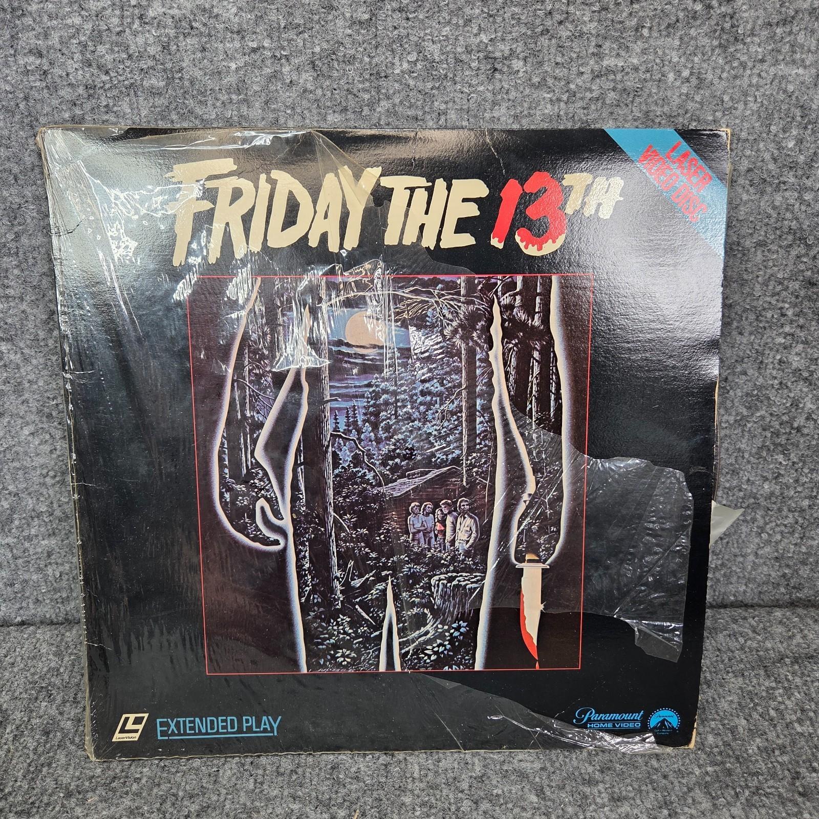 Friday The 13th Part 1 Original Laserdisc Paramount Home Video Horror RARE