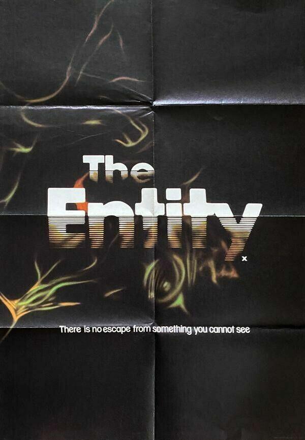 The Entity 1982 Horror Barbara Hershey Advance 19x27 Original Movie Poster
