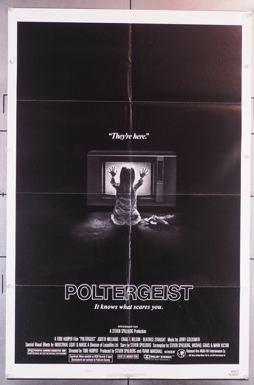 POLTERGEIST (1982) 29742  Movie Poster  Original U.S. One-Sheet (27x41) Folded