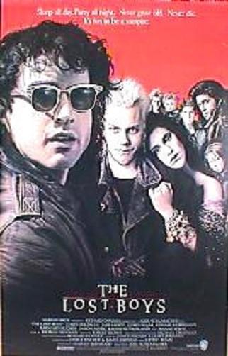 LOST BOYS ORIGINAL ROLLED ONE SHEET MOVIE POSTER HORROR 1987 KEIFER SUTHERLAND