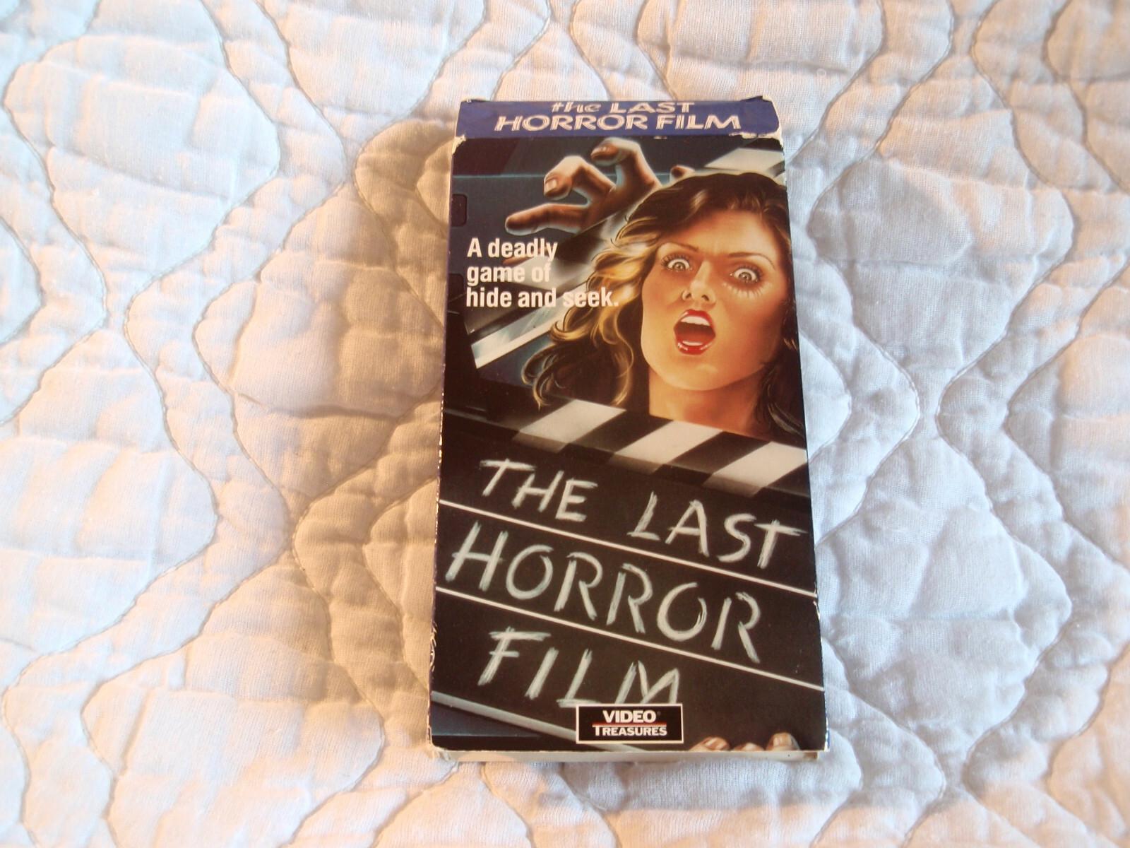 THE LAST HORROR FILM VHS 80'S SLASHER HORROR JOE SPINELL CAROLINE MUNRO CANNES