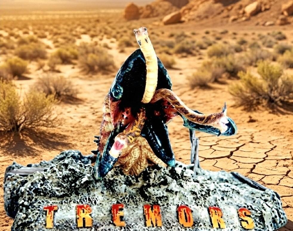 8"x11"Tremors on Base Classic Horror Movies Unbuilt Unpainted Resin Model Kit