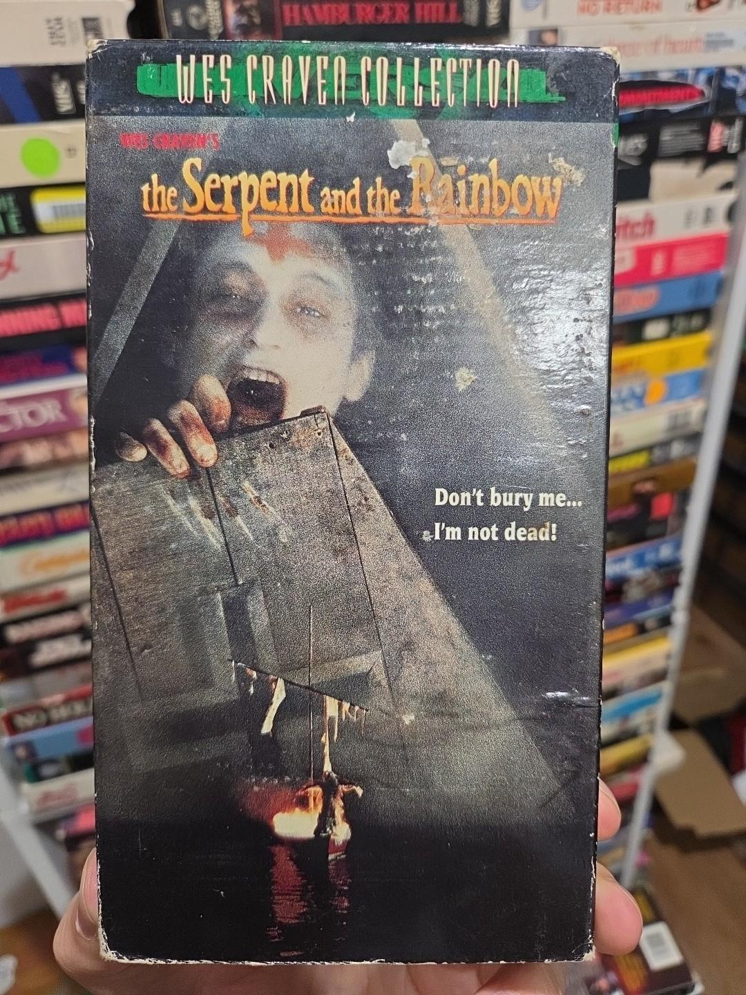 The Serpent And The Rainbow 1988 VHS Rare Wes Craven Collection