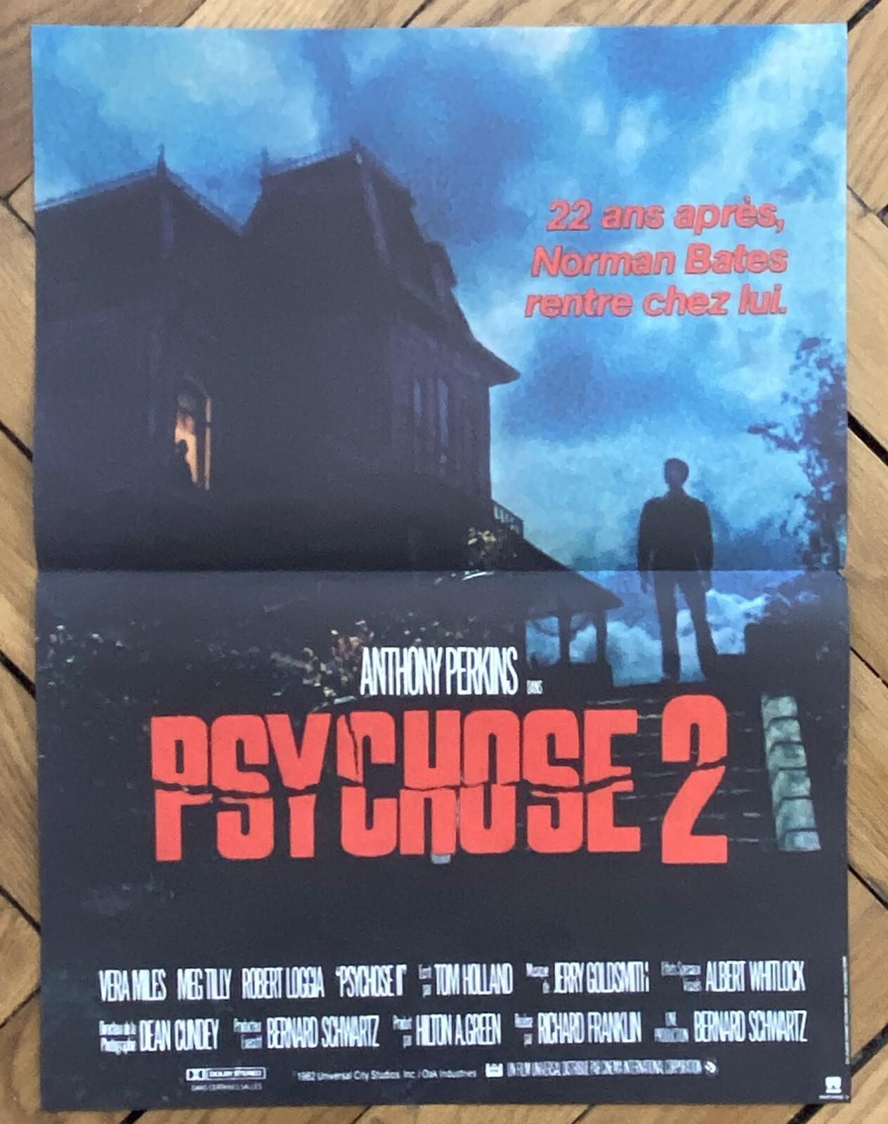 PSYCHO II 16x22 French 1983 Anthony HOPKINS